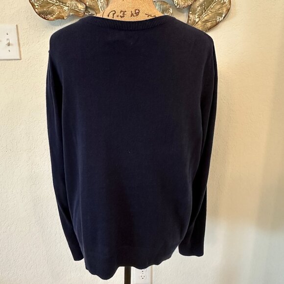 Croft & Barrow Women’s XL Button-Front Cardigan – Navy Blue - Picture 4 of 5